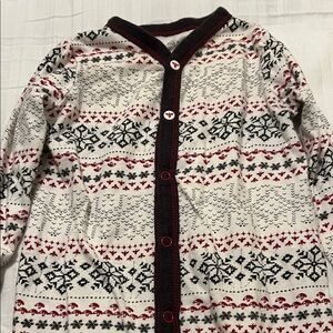 Winter Button-Up onesie